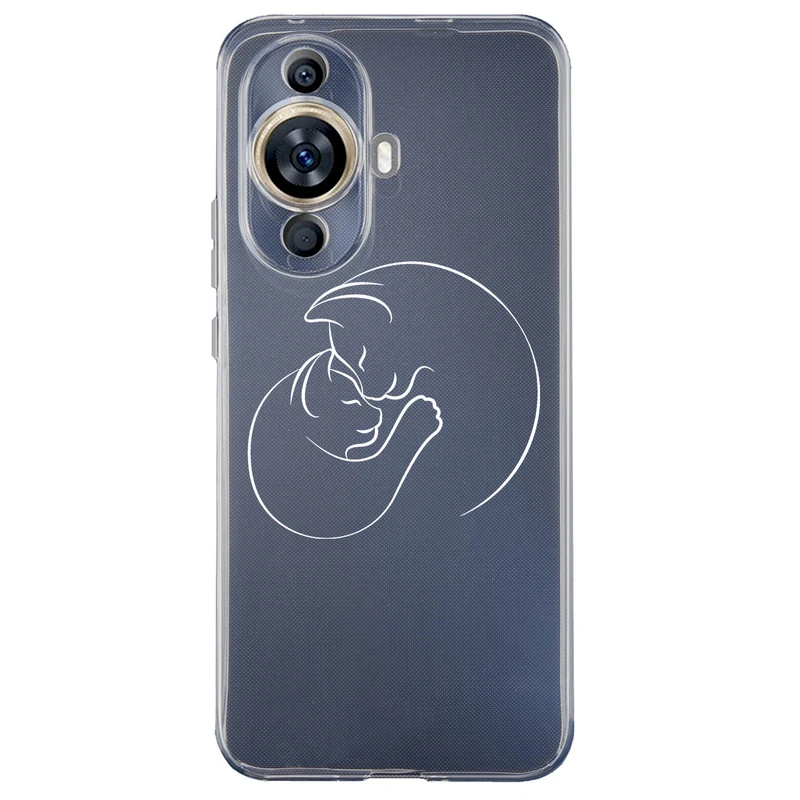 کاور مگافون طرح گربه مدل C61-W مناسب برای گوشی موبایل هوآوی Nova 11