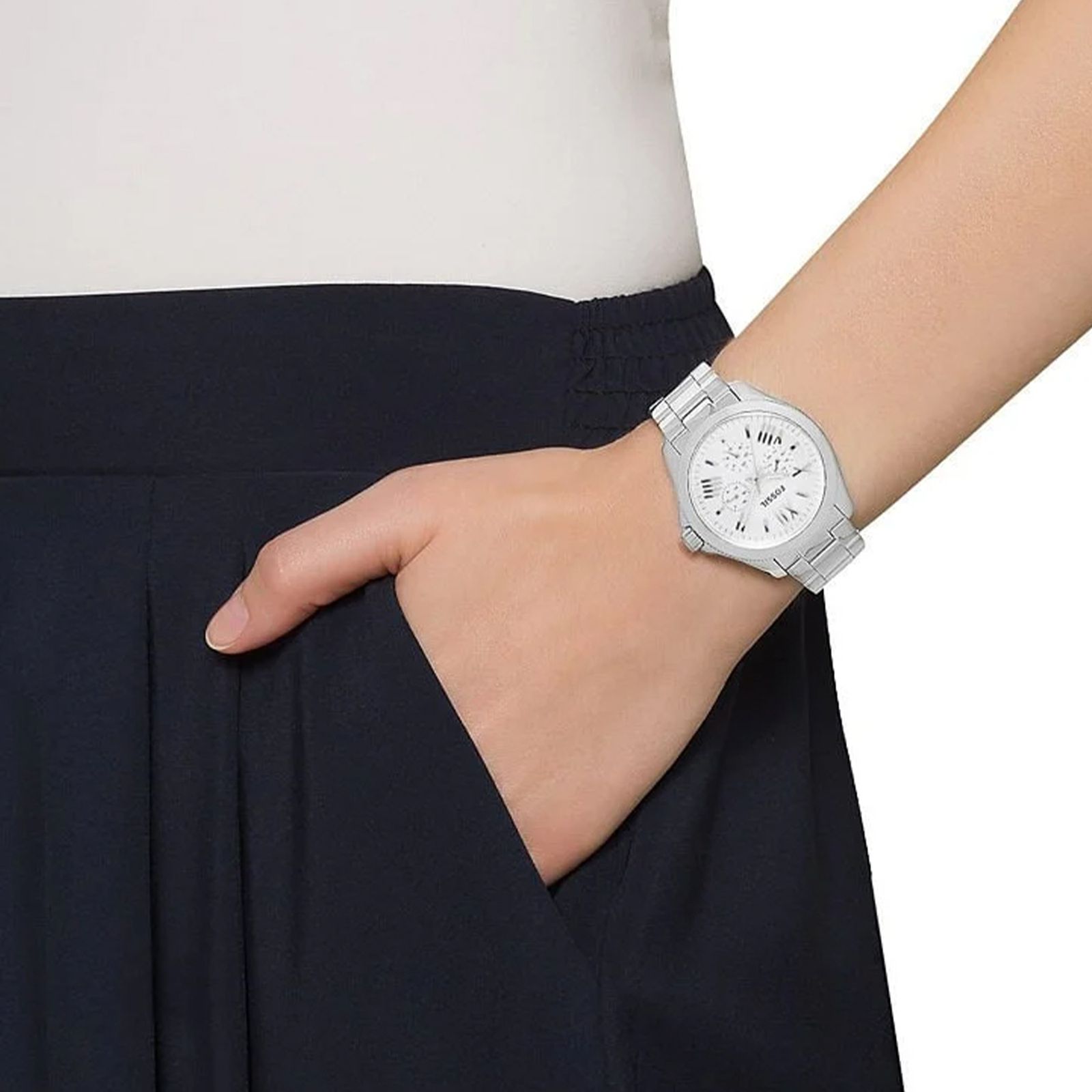 ساعت مچی عقربه ای زنانه فسیل مدل AM4509 -  - 8