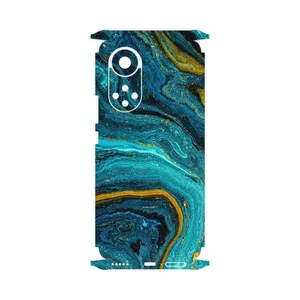MAHOOT Turquoise marblewith golden streaks-FullSkin Cover Sticker for Huawei Nova 9