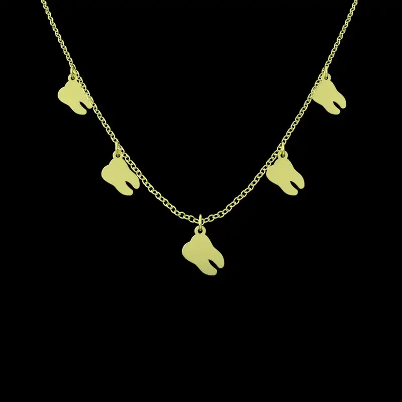 گردنبند طلا 18 عیار زنانه مدوپد مدل بی نهایت کد RNA12993