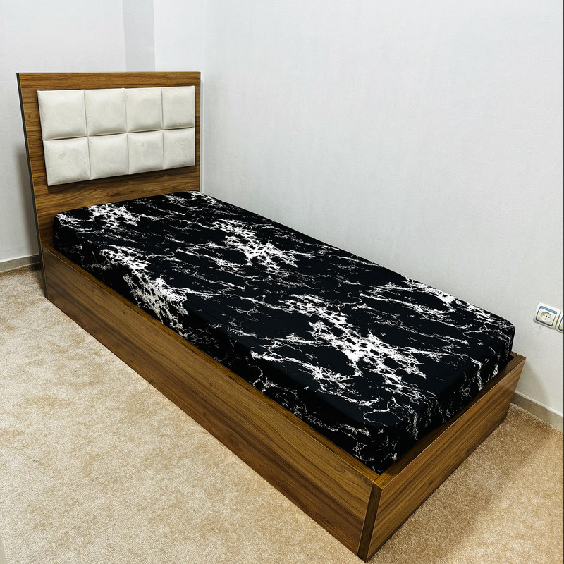 ملحفه ناتوسا مدل ابر و بادی یک نفره سایز 140x240 سانتی متر