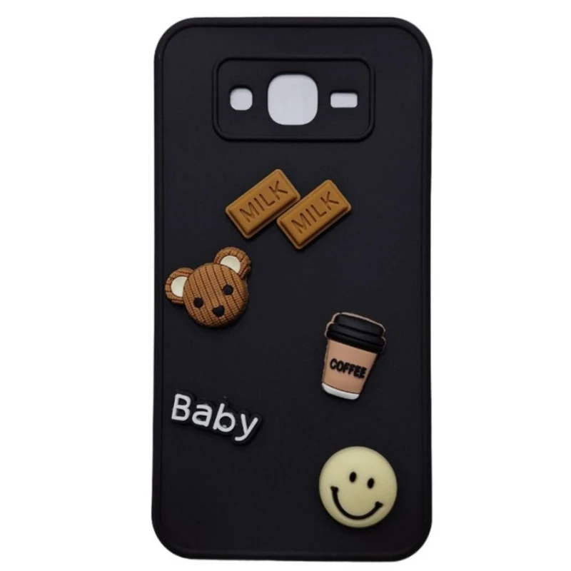 کاور طرح میلک عروسکی مدل J7 مناسب برای گوشی موبایل سامسونگ Galaxy J7 / J7 2015