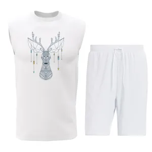 ست تاپ و شلوارک مردانه مدل Q090W