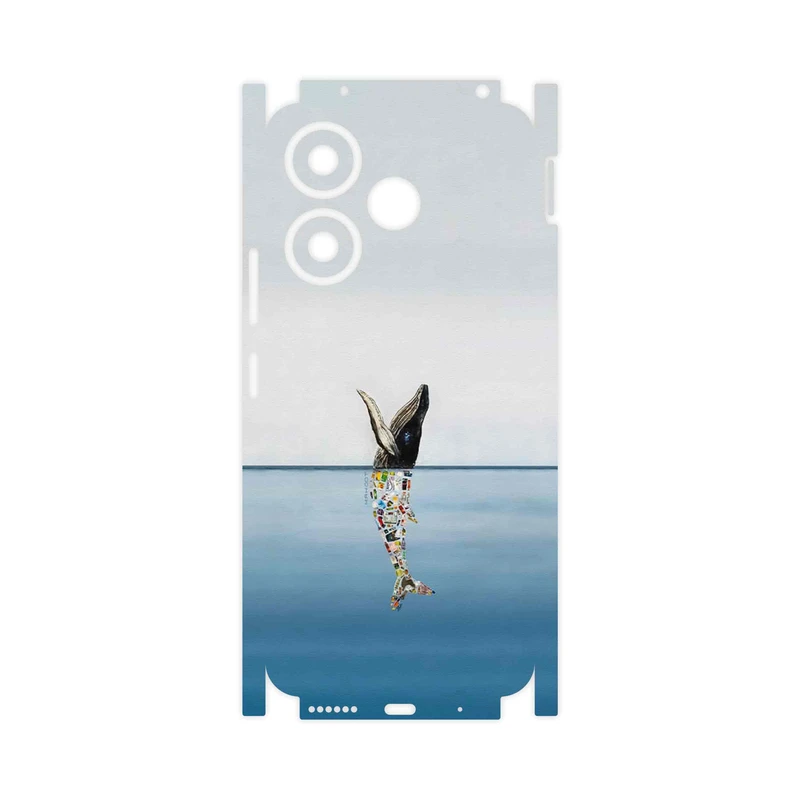 برچسب پوششی ماهوت مدل Collage of Sea Trash-FullSkin مناسب برای گوشی موبایل شیائومی Redmi 13