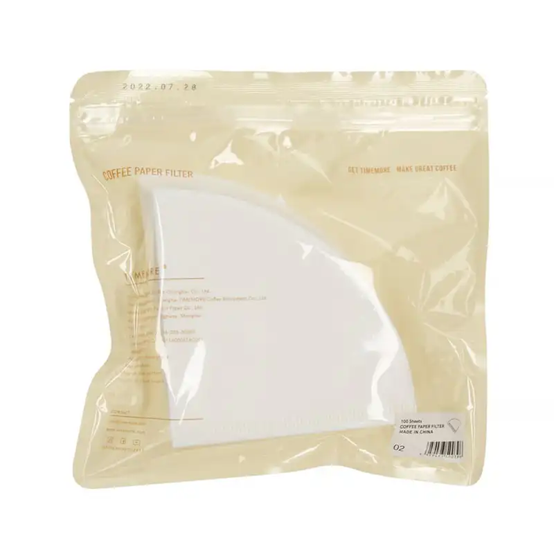 فیلتر قهوه ساز تایم مور مدل کاغذی 02 مجموعه 100 عددی