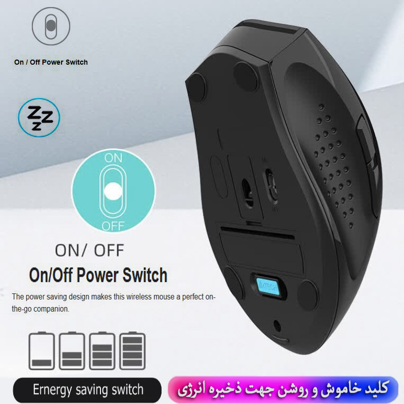 ماوس بی سیم ای فورتک مدل FSTYLER-FG-55-S-PLUS-SILENT