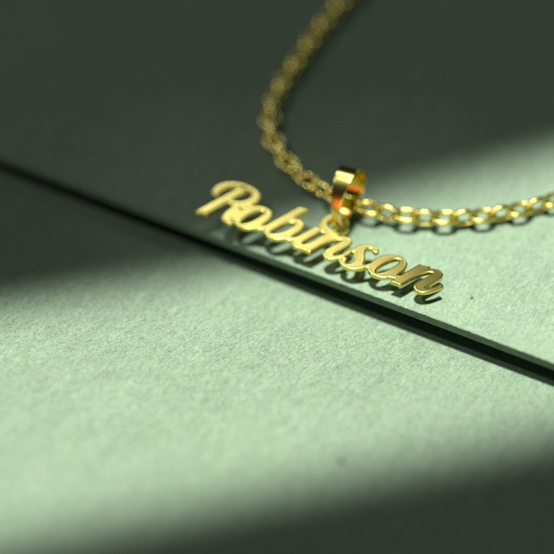 گردنبند طلا 18 عیار زنانه مدوپد مدل Robinson گردنبند طلا 18 عیار زنانه مدوپد مدل Robinson