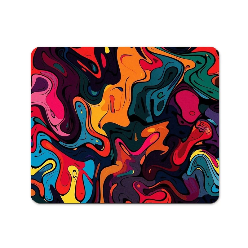 ماوس پد پاد آفرین مدل خطوط روان رنگارنگ کد DKMP11 سایز 24*19 سانتی متر