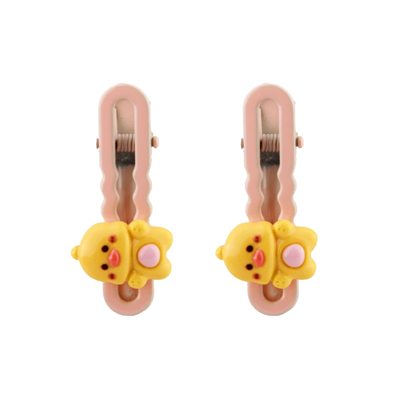 گیره مو زنانه مدل جوجه کد 2099 محموعه دو عددی