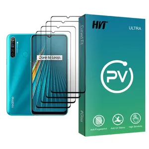 HVT PV Glass MIX004 Screen Protector For Realme 5i Pack Of 4