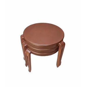 میز عسلی مدل KH10 ساده مجموعه 3 عددی