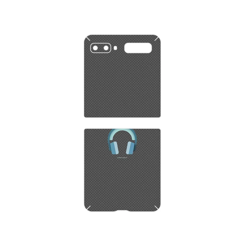 برچسب پوششی ماهوت مدل Minimal Headphone Icon مناسب برای گوشی موبایل سامسونگ Galaxy Z Flip