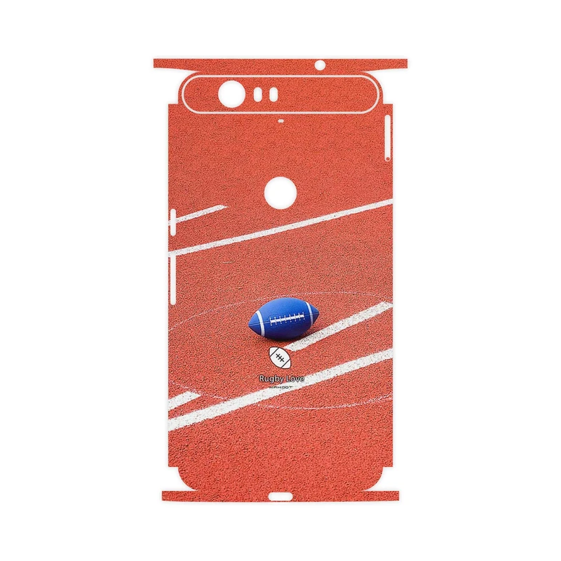 برچسب پوششی ماهوت مدل Rugby football-FullSkin مناسب برای گوشی موبایل گوگل Nexus 6P