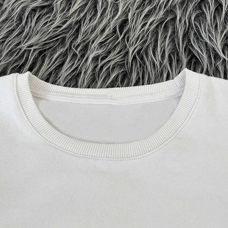 سویشرت زنانه مدل لیوان و پاییز رنگ سفید