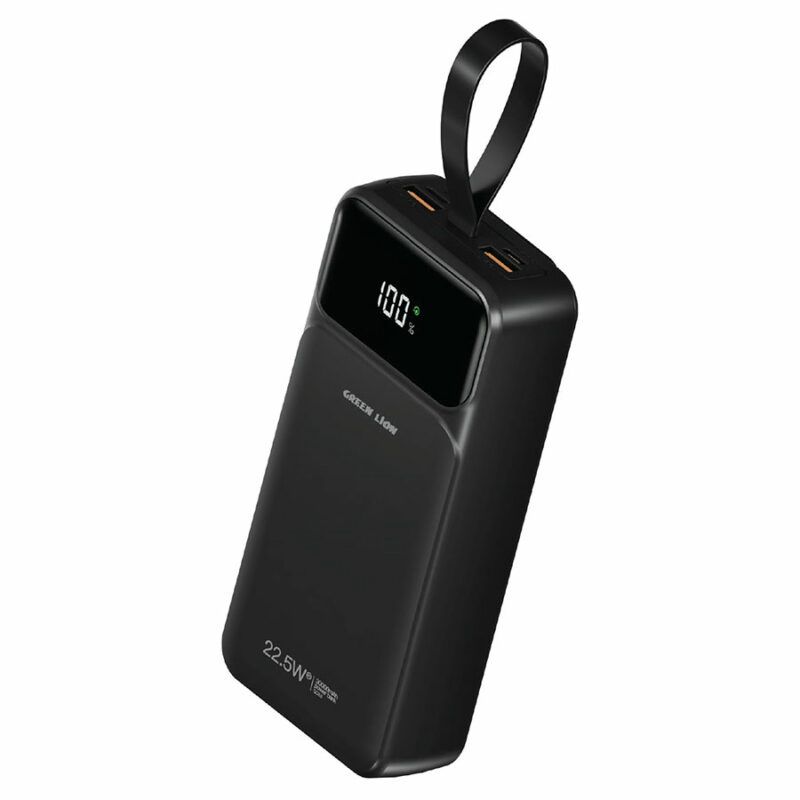 پاوربانک 22.5 وات گرین لاین مدل TANK 30000 mah ظرفیت 30000 میلی‌آمپرساعت