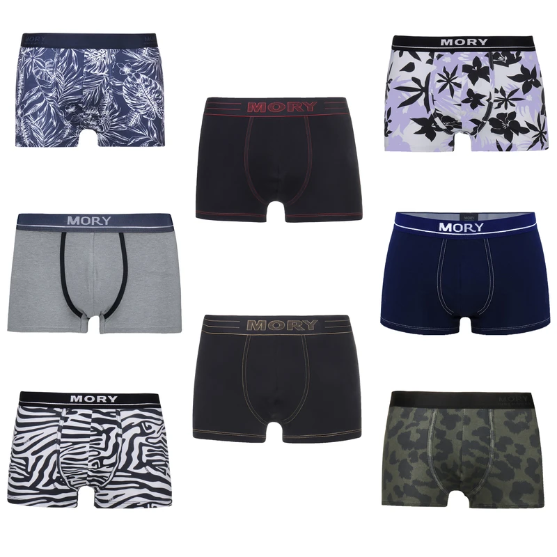 شورت ترانک مردانه موری مدل 037 بسته 8 عددی