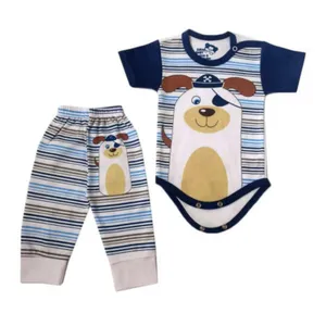 ست بادی و شلوار نوزادی زیرک بیبی مدل aramis