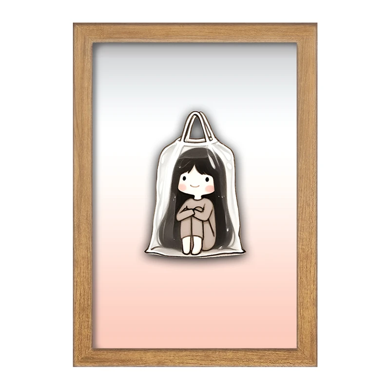 تابلو خندالو مدل دخترانه بامزه کد F3322