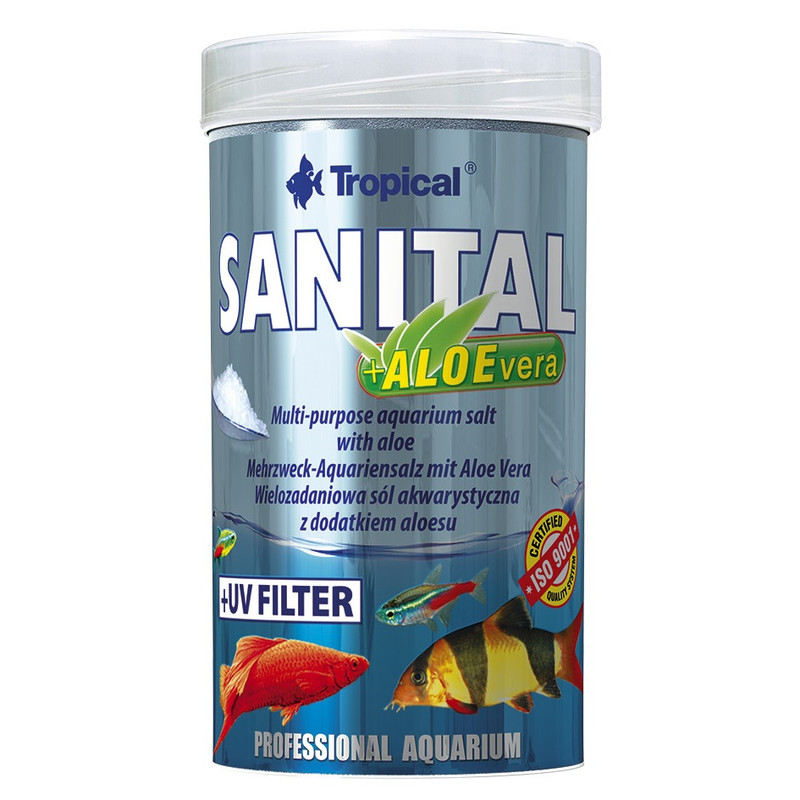 نمک آکواریوم تروپیکال مدل Sanital وزن 120 گرم