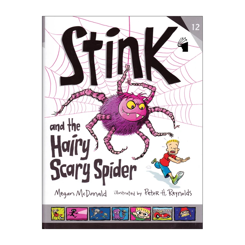 کتاب Stink and the Hairy Scary Spider اثر Megan McDonald انتشارات معیارعلم