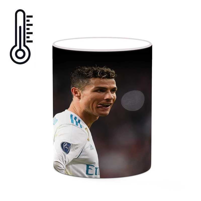 ماگ حرارتی کاکتی طرح Ronaldo رونالدو مدل mgh42987