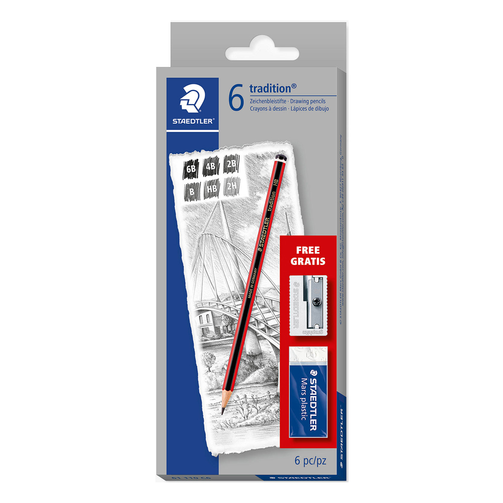 ست مداد استدلر مدل staedtler mars tradition مجموعه 8 عددی 