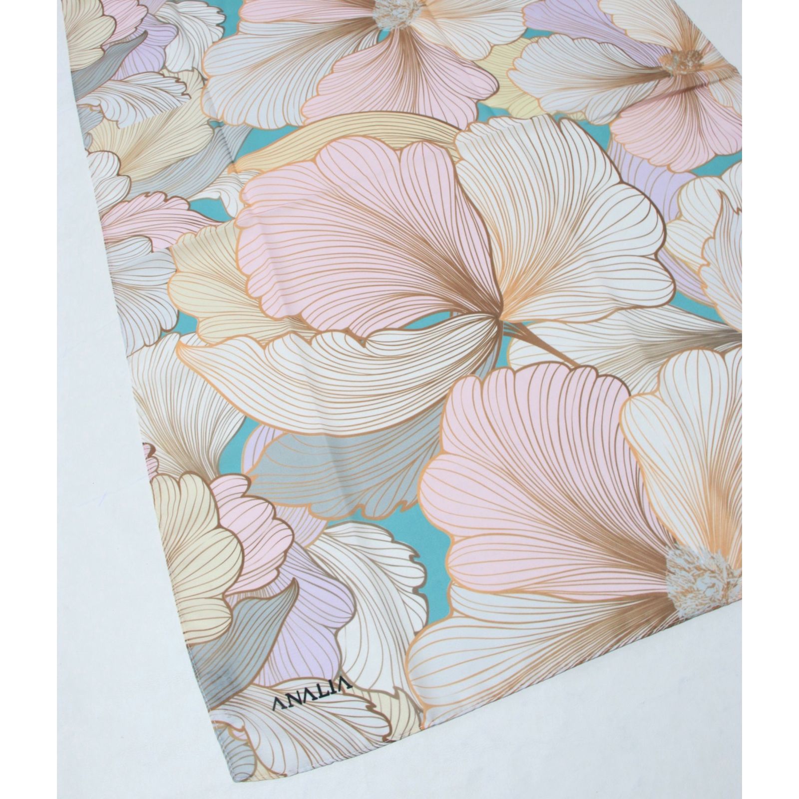 شال زنانه مدل نخی تابستانه جدید گل درشت کد a-3087 -  - 20