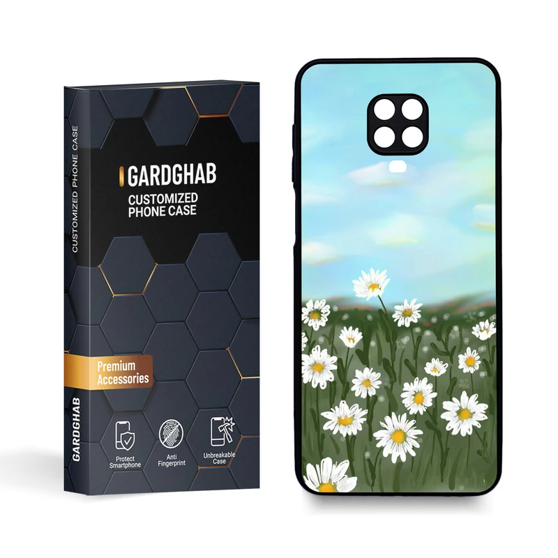  کاور گارد قاب مدل گل مناسب برای گوشی موبایل شیائومی Redmi Note 9s/Note 9 Pro