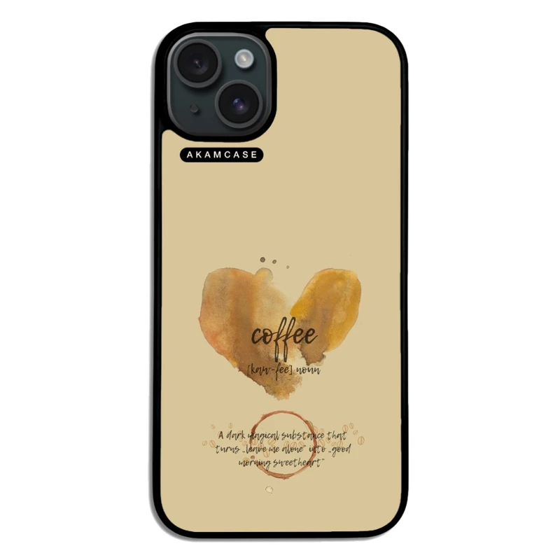 کاور آکام مدل AMC-WA15PLUS-COFFEE-15 مناسب برای گوشی موبایل اپل iPhone 15 Plus