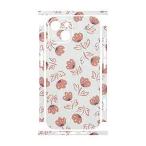 Remax cover sticker Leth model flower design suitable for Apple iPhone 13 mobile phone