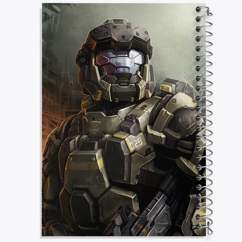 دفتر شطرنجی 50 برگ خندالو مدل بازی هیلو (Halo) کد 31486