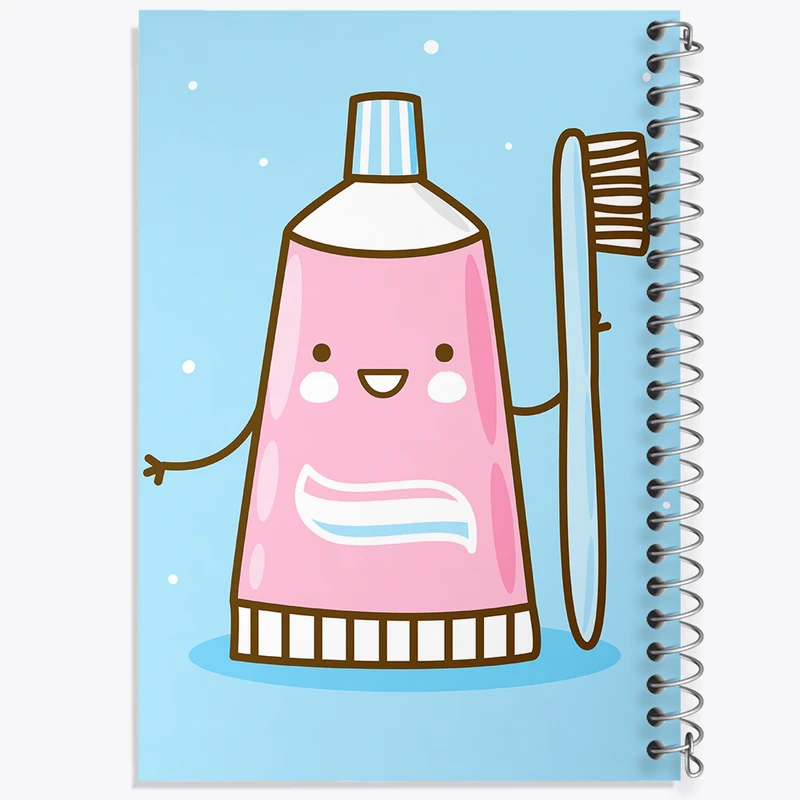 دفتر لیست خرید 50 برگ خندالو طرح دندان و دندان پزشکی کودکانه کد 36723