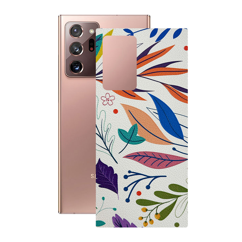 برچسب پوششی ریمکس مدل Leth طرح برگ مناسب برای گوشی موبایل سامسونگ Galaxy Note 20 Ultra