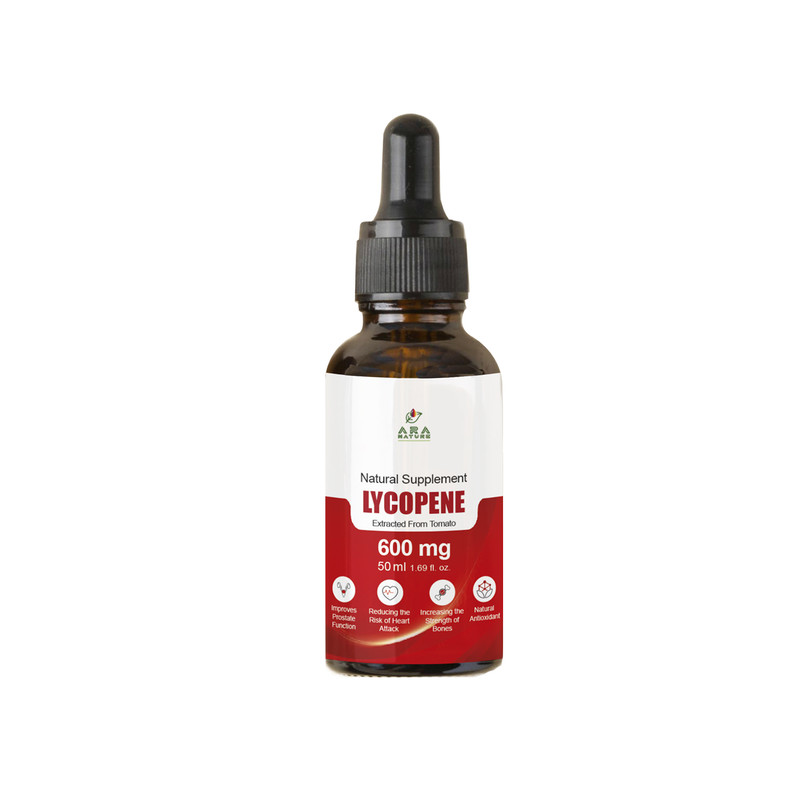 قطره خوراکی لیکوپن آرانیچر مدل Lyco 600 MG حجم 50 میلی‌لیتر
