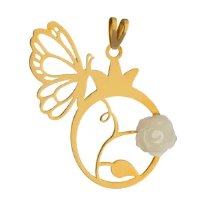 آویز گردنبند طلا 18 عیار زنانه مایا ماهک مدل MM1675