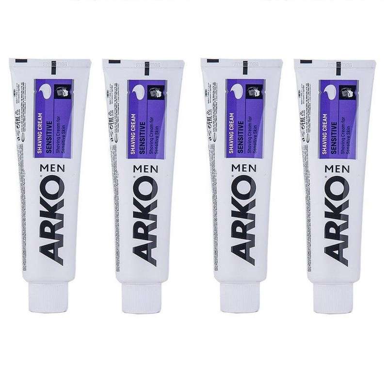 کرم اصلاح آرکو من مدل حساس حجم 94 میلی لیتر بسته 4 عددی