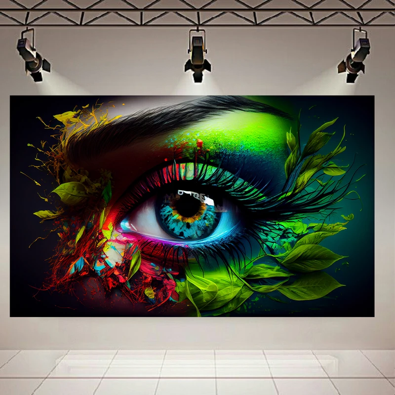  پوستر طرح انتزاعی چشم مدل طبیعت کد AR31561