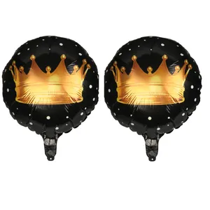 بادکنک فویلی طرح تاج King بسته دو عددی