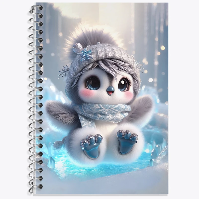 دفتر لغت 50 برگ خندالو طرح پنگوئن بامزه کد F6072