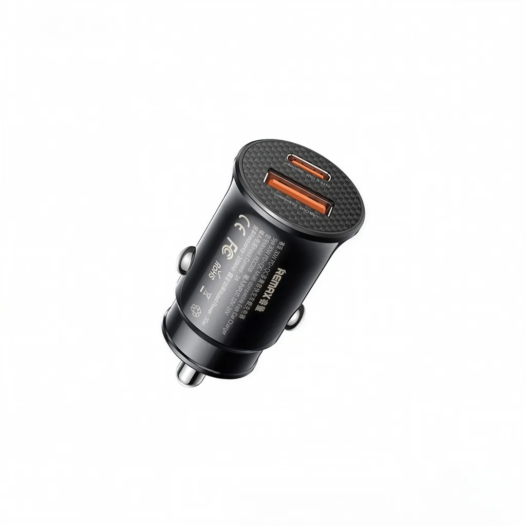 شارژر فندکی 30 وات دو پورت ریمکس مدل RCC358