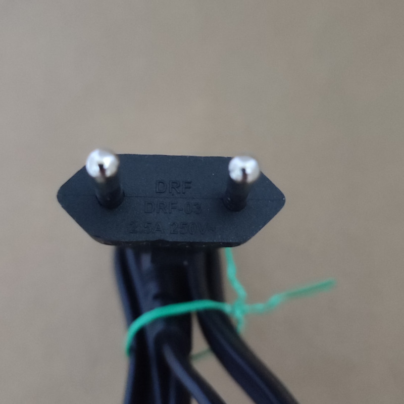 کابل برق دو پین مدل DRF-03