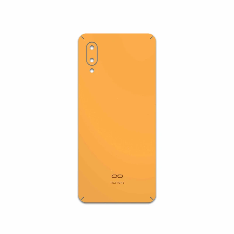 برچسب پوششی ماهوت مدل Matte-Orange مناسب برای گوشی موبایل سامسونگ Galaxy A02