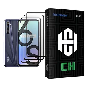 Ricomm CH Glass MIX003 Screen Protector For Realme 6S Pack Of 3