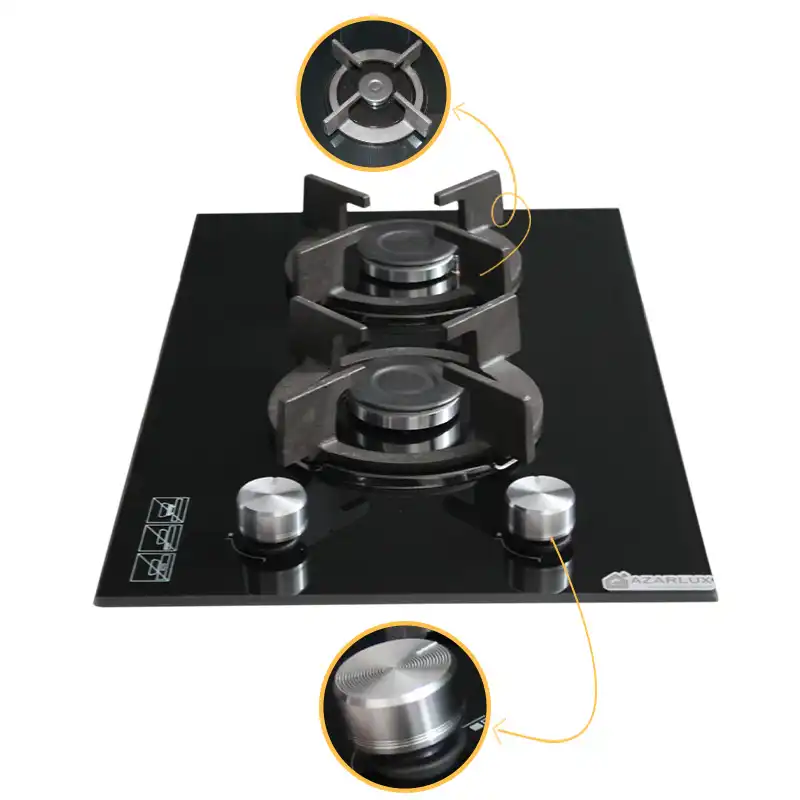 اجاق گاز صفحه ای آذرلوکس مدل G02NL - 11B