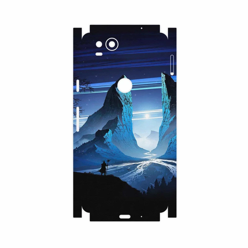 برچسب پوششی ماهوت مدل Blue Mountains Digital Art-FullSkin مناسب برای گوشی موبایل گوگل Pixel 2