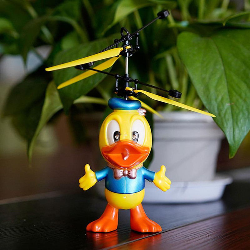 مینی کوپتر بازی مدل سنسوری طرح اردک چراغدار در ارزانترین فروشگاه اینترنتی ایران ارزان