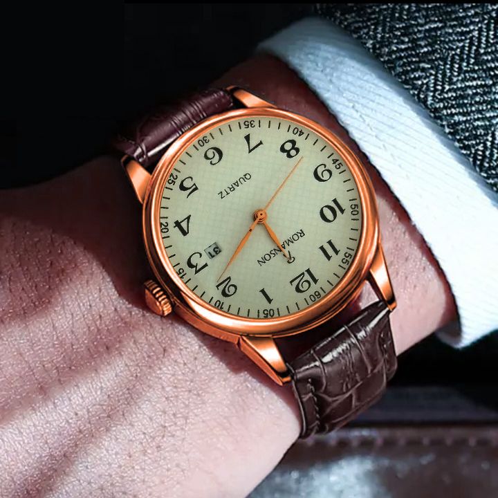 ساعت مچی عقربهای مردانه کوارتز مدل تاریخ دار کد 7 - - 2