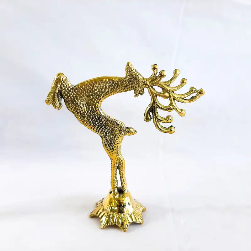 مجسمه برنزی مدل گوزن مجموعه 2 عددی