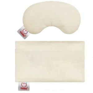 کیسه تسکین درد هیاهو مدل آروماتراپی اسانس گل محمدی کد Wheat-12x19 مجموعه 2 عددی 