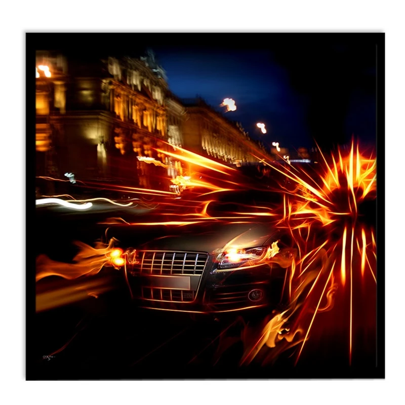 تابلو نوری بکلیت طرح تایم لپس اتومبیل ماشین سواری مدل B-S1508